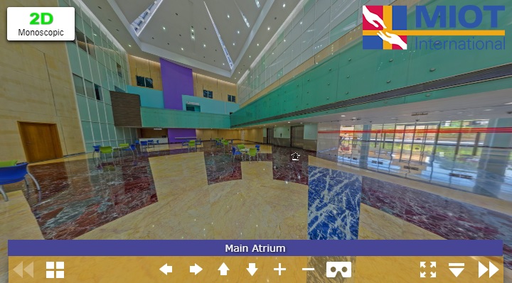 MIOT Hospitals 360 Virtual Tour